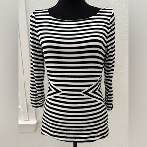 White House Black Market Striped Top